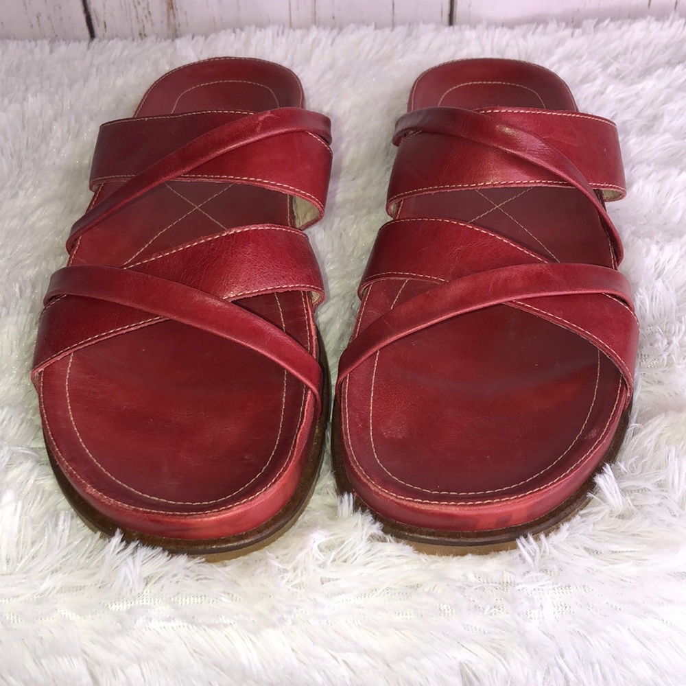 Ladies Indigo slip-on sandals.  Size 9B